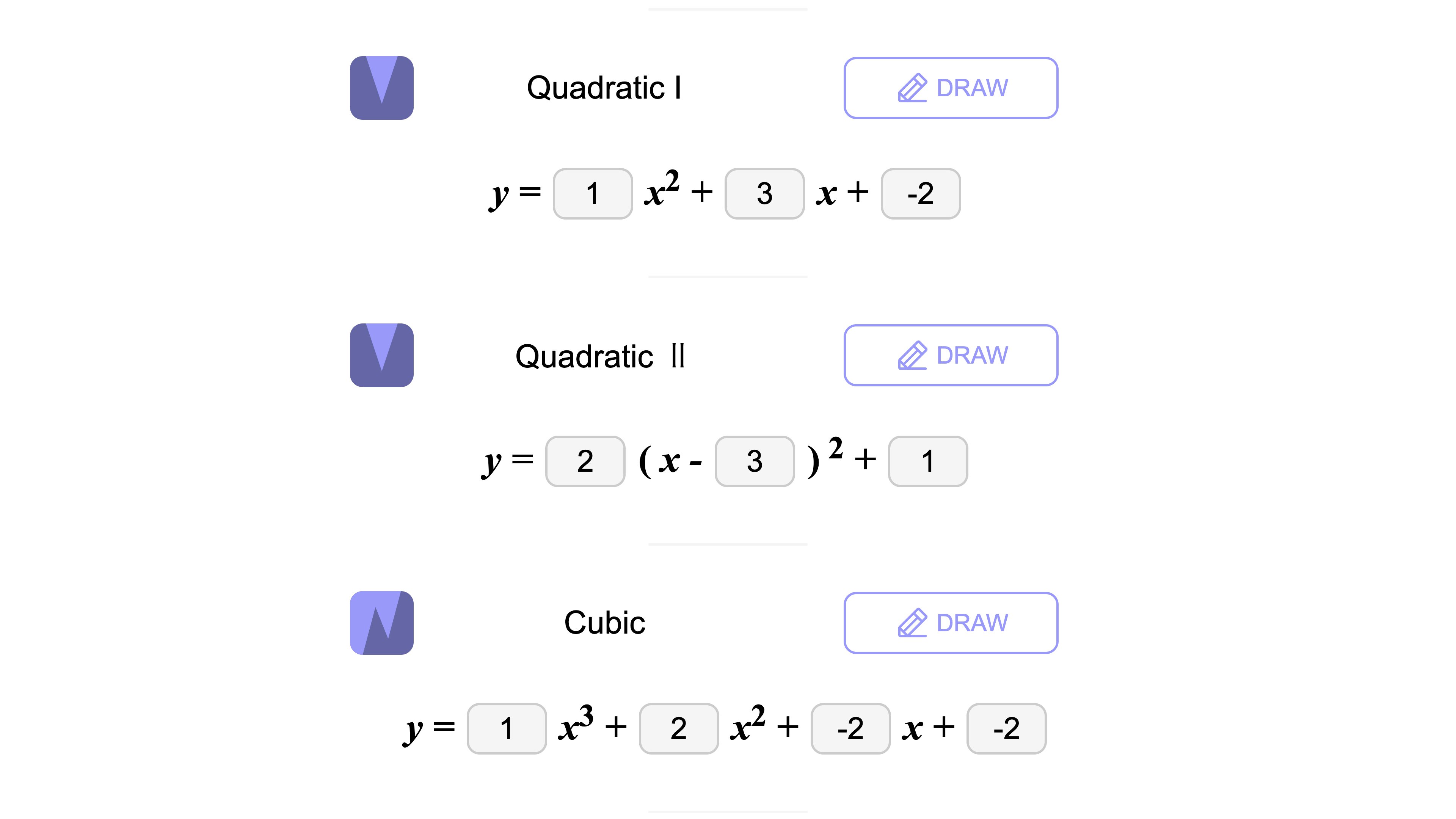 MATH GRAPH DRAWER